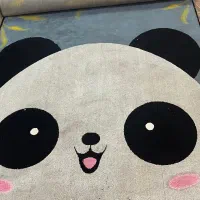 فرش اتاق کودک طرح خرس پاندا