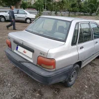 پراید نقره ای ۸۹