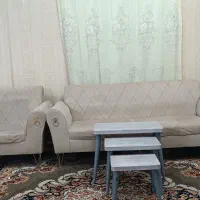 مبل 6 نفره با سه عدد جلو مبلی|مبلمان خانگی و میز عسلی|قرچک, میرزائی شمالی|دیوار