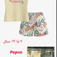 تاپ و شلوارک خارجی سایز ۱۱ تا ۱۲ سال