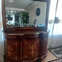 میز کنسول معرق کاری ۳درب کاملا سالم