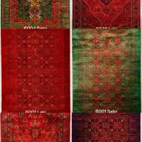 کلکسیون فرش های شیک قرمز و سبز
