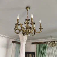 لوستر برنزی|لوستر و چراغ آویز|همدان, |دیوار