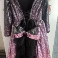 کلی لباس  مجلسی دخترانه در حد نو نو و بابت