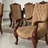 مبلمان ۷ نفره و میز نهار خوری ۸ نفره|مبلمان خانگی و میز عسلی|رشت, لاکانی|دیوار