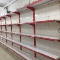 قفسه سفید قرمز لچکی خور**استند|فروشگاه و مغازه|صائین قلعه, |دیوار