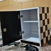 بوفه یا سلف  ویترین چوبی قفل دار|بوفه، ویترین، کنسول|قم, انصار‌الحسین|دیوار