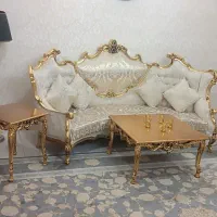 مبلمان سلطنتی مدل خرچنگی ۹نفره|مبلمان خانگی و میز عسلی|مشهد, شهرک بهارستان|دیوار
