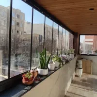کابین دوش شیشه ایی،درب اتوماتیک،بالکن شیشه ایی