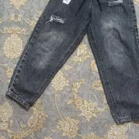 دوعدد شلوار جین مام استایل به سایز های ۸۰ و ۸۵