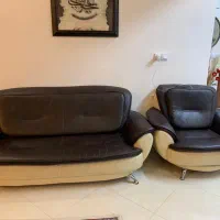 مبل چرم ۷ نفره|مبلمان خانگی و میز عسلی|بیرجند, |دیوار