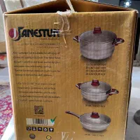 سرویس قابلمه استیل ۱۲پارچه جانستون|ظروف پختوپز|تهران, علم و صنعت|دیوار