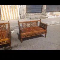 انواع مدل مبلمان سنتی تمام چوب روس ضمنانی