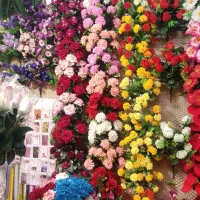 انواع گل بوته ای وشاخه ای مصنوعی