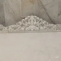 قاب پرده سه متری سفید طوسی