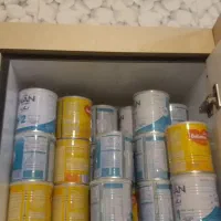 قوطی شیر خشک خیلی تمیز