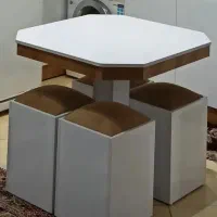 میزناهارخوری وچهاعددپاف کاملانو،قیمت مناسب سالم