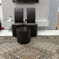 مبل چرم ۷ نفره + ۲ میزبان|مبلمان خانگی و میز عسلی|میبد, |دیوار