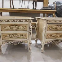 سرویس تخت دونفره و دوتا پاتختی