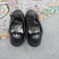 کتونی آدیداس مشکی چرم