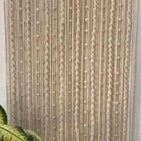 پرده مکرومه دستبافت