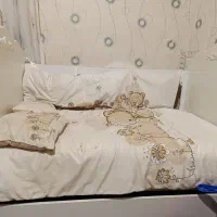 تخت کودک گهواره به همراه رو تختی و تشک