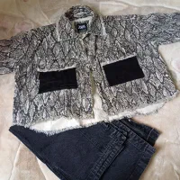 کراپ و دامن جین نو