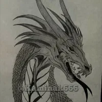 طراحی سیاه قلم و تتو|تابلو، نقاشی، عکس|اراک, |دیوار