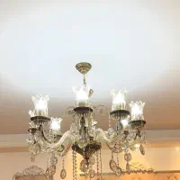 دو عدد لوستر۸ شاخه|لوستر و چراغ آویز|اردبیل, |دیوار