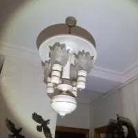 لوستر ۴ شاخه فلزی قدیمی