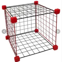 قفسه فلزی مشبک تمیز