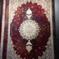 فرش ماکان سرمه‌ای۱۲۰۰شانه فرش نسل جوان