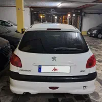 پژو206تیپ5 مدل95بدون رنگ