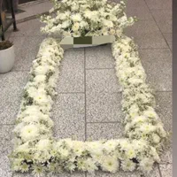 پایه گل ترحیم، گلکاری دور سنگ مزار|گل و گیاه طبیعی|قم, آزادگان|دیوار