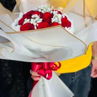 دسته گل طبیعی رز شاخه ای ۷۰