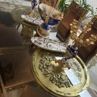 ست کامل مبلمان و غذاخوری کلاسیک ورق طلا|مبلمان خانگی و میز عسلی|تهران, اوین|دیوار