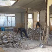 تخریب وکندکاری وحمل مصالح به طبقات باکارگر ماهر