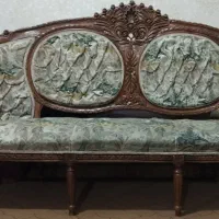مبل ۹ نفره تمام چوب گردو