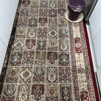 دو عدد فرش کرم و لاکی