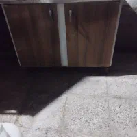 دوتا سینک تک قلو ویک کابینت