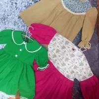 پیراهن دخترانه جنس لنین فقط ۵۵۰