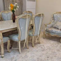 مبل ۷ نفره و نهار خوری ۶ نفره|مبلمان خانگی و میز عسلی|اهواز, کیان اباد|دیوار