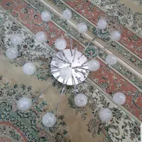 لوستر شیک سقفی با کنترل|لوستر و چراغ آویز|همدان, |دیوار