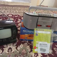 تلویزیون کلکسیونی مارک aniko و ضبط صوت مارک suniya