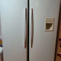 فروش یخچال فریزر دو قلوی الکترواستیل تمیز سفید رنگ