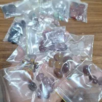 پک ۱۲۰ عددی نگین های تراش خورده نیمه قیمتی