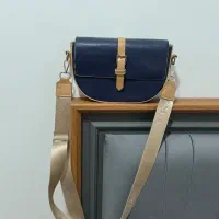 کیف چرم سورمه ای نو زنانه|کیف، کفش، کمربند|اهواز, پادادشهر|دیوار