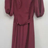 پیراهن مجلسی زرشکی سایز 40