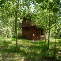 ویلای چوبی درموقعیت چهارفصل/کناررودخانه