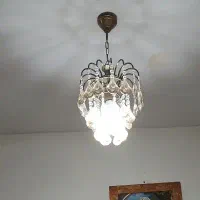 لوسترسالن واشپزخانه وحباب وپایه چراغ حیاط